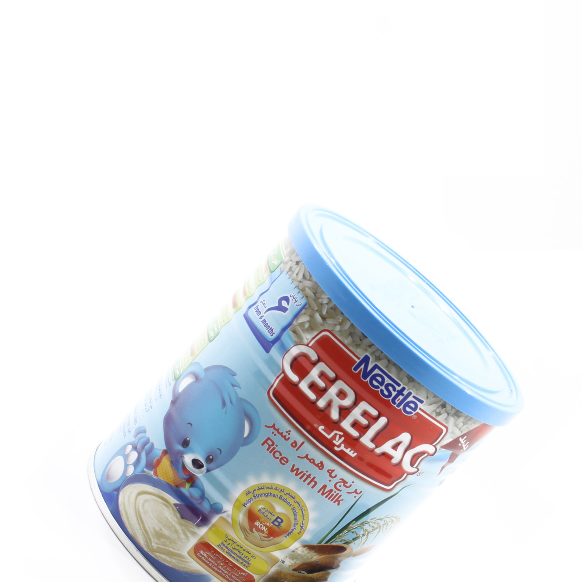 سرلاک برنج به همراه شیر نستله